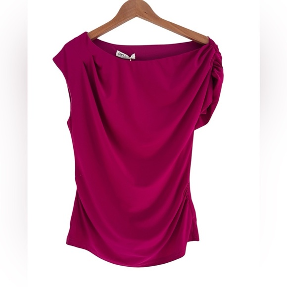 Grace Karin Women's Fuchsia Pink Blouse new with tags - Picture 2 of 8